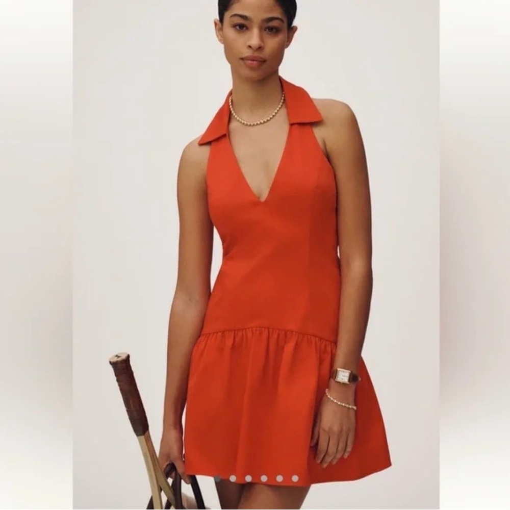 Vibrant Halter Mini Dress